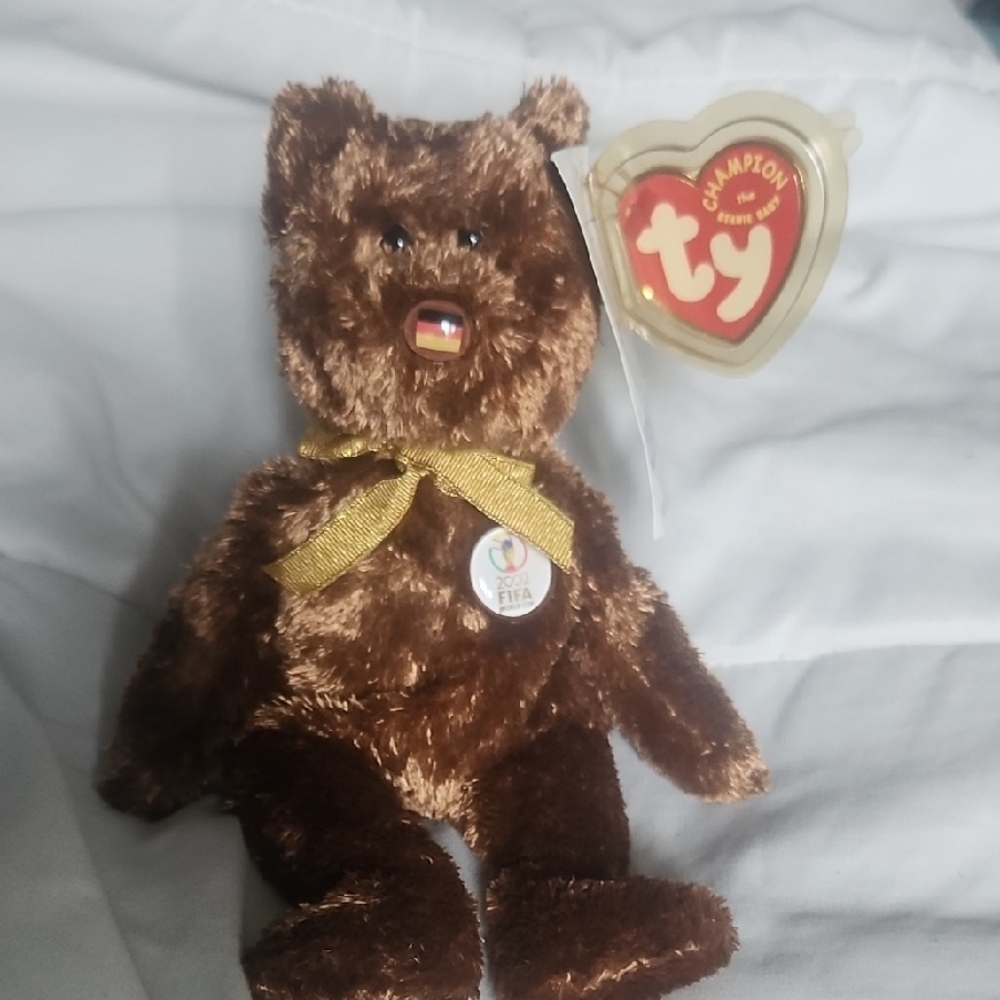 Ty Beanie Baby Champion Germany (2002 FIFA World Cup Official Licensed Bear)
